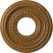 Ekena Millwork Cole PVC Medallion (Canopies up to 4 1/4"), 10"OD x 3 1/2"ID x 3/4"P, Metallic Vintage Gold CMP10CODVG - alternate 1